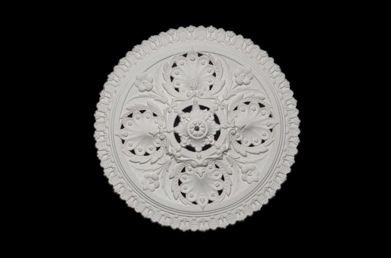 CCR-10V / R340V Victorian Fan Flat Rose Vented