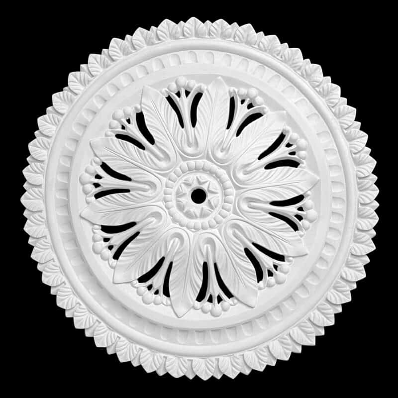 CCR-16V / R375V Laura / Tri Branched Ceiling Rose Vented