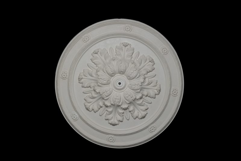 CCR-30P / R470S Large Plume Ceiling Rose Solid