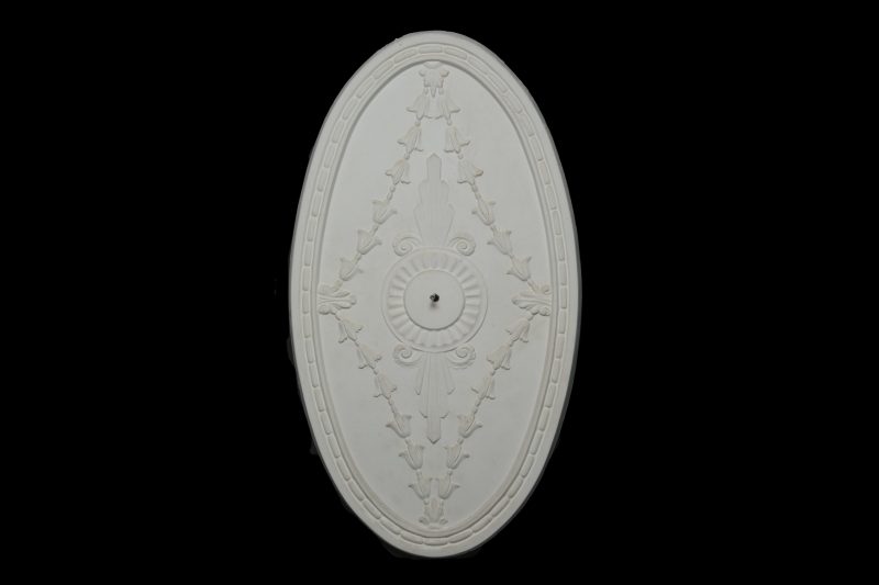 CCR-33P / R497S Swag Oval Ceiling Rose Solid