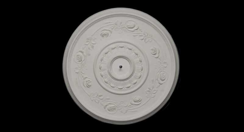 CCR-PC03 / R170S Placor Creeping Rose Ceiling Rose Solid