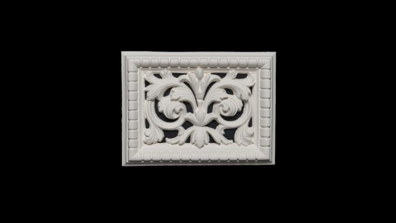 CCV-16 / V35 Wildflower Biralee Dentil Frame Wall Vent