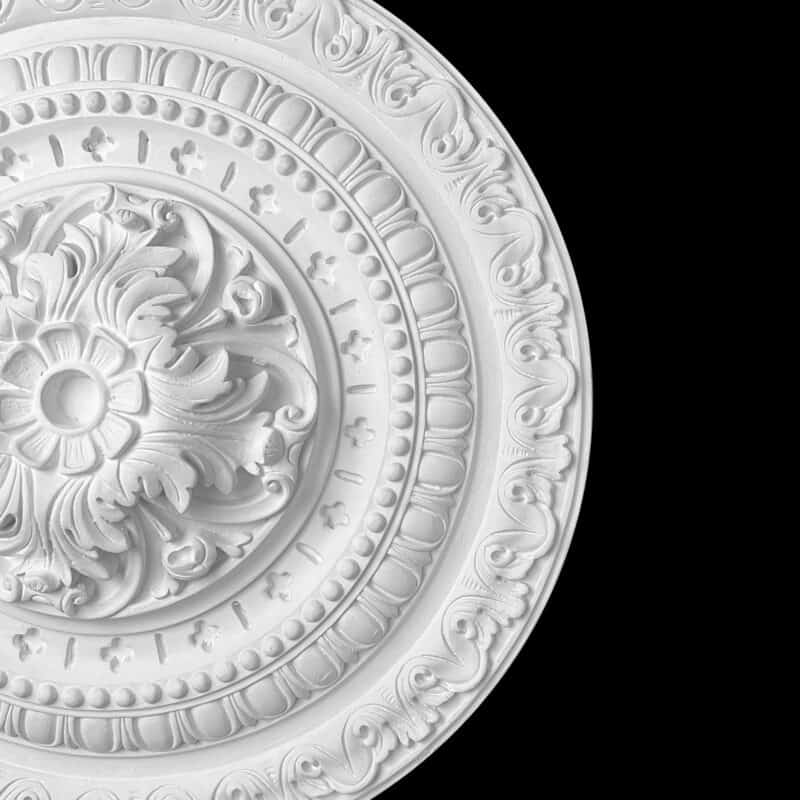 CCR-52P / R325S Egg, Dart and Leaf Ceiling Rose Solid - Image 3