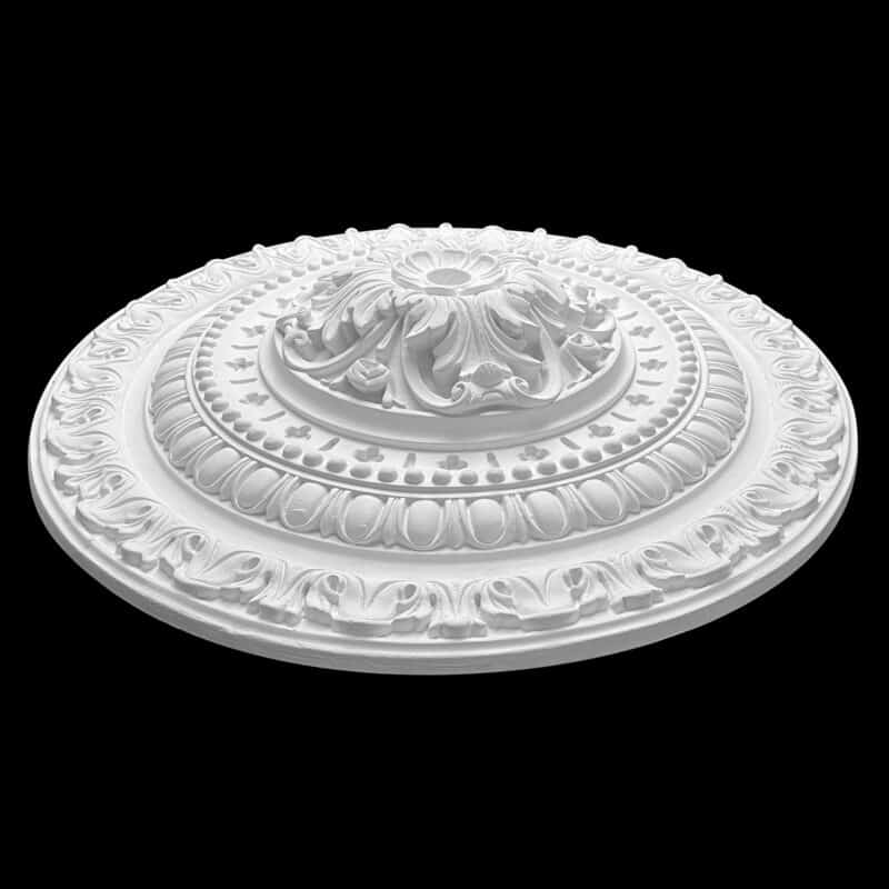 CCR-52P / R325S Egg, Dart and Leaf Ceiling Rose Solid - Image 2