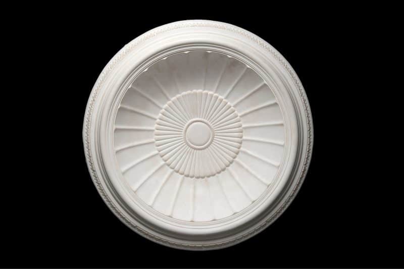 CCD-04 / D12 Regency Fluted Gerbera Medium Ceiling Dome