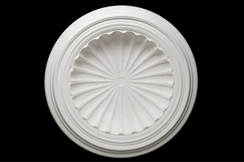CCD-06 Large Fluted Interior Dome No Fringe