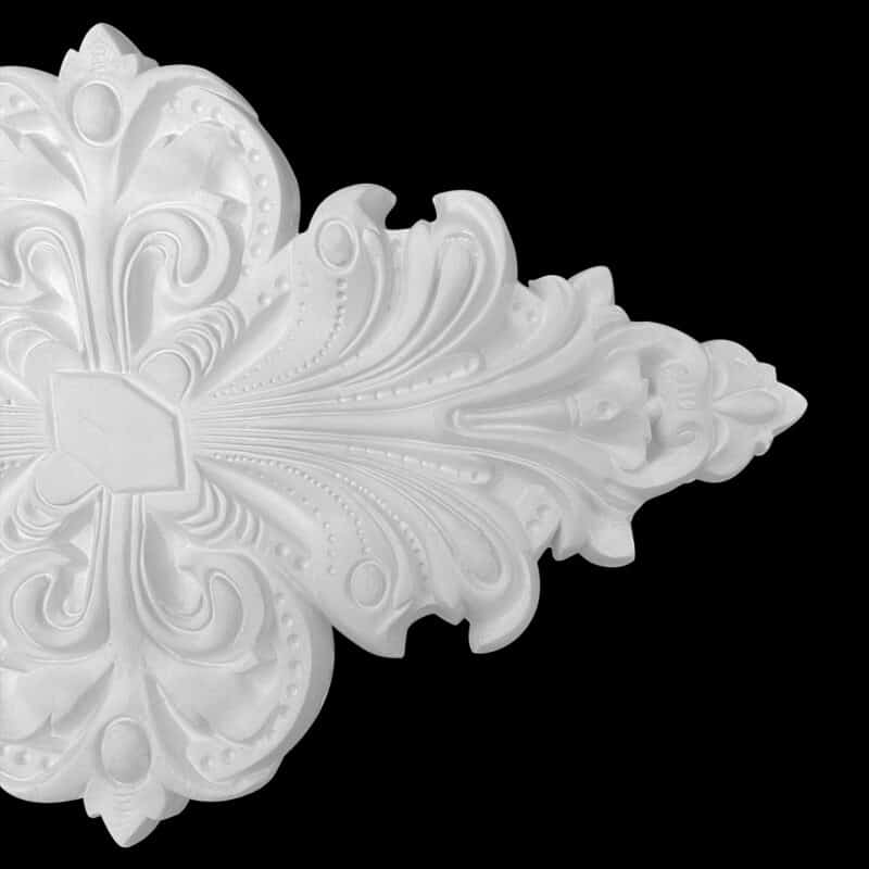 CCR-09P / R502S Ornate Leaf Oval Rose Solid - Image 4
