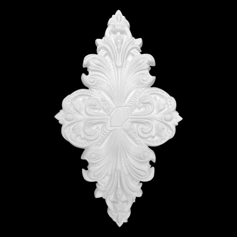 CCR-09P / R502S Ornate Leaf Oval Rose Solid - Image 2