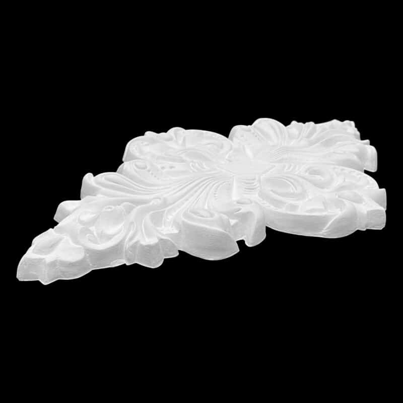 CCR-09P / R502S Ornate Leaf Oval Rose Solid - Image 3