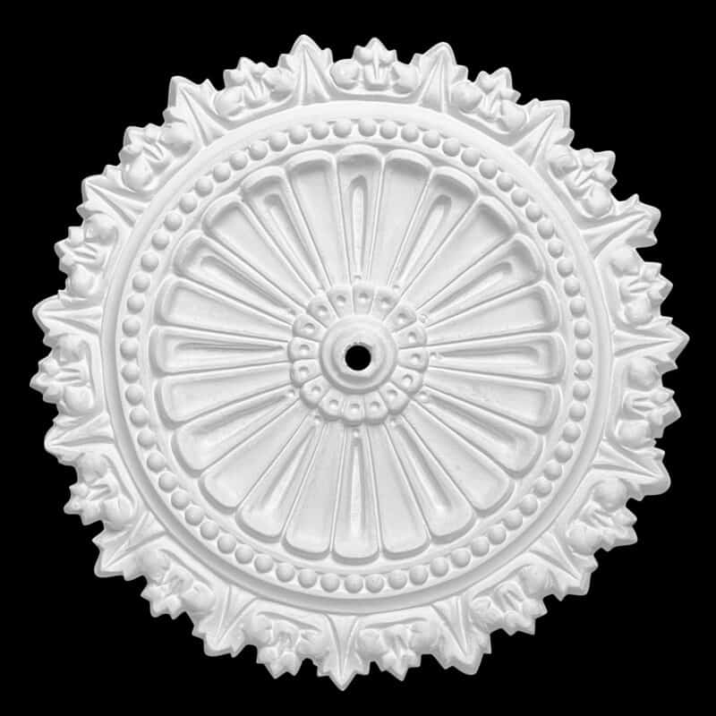 CCR-26P / R383S Fluted Wheel Ceiling Rose Solid