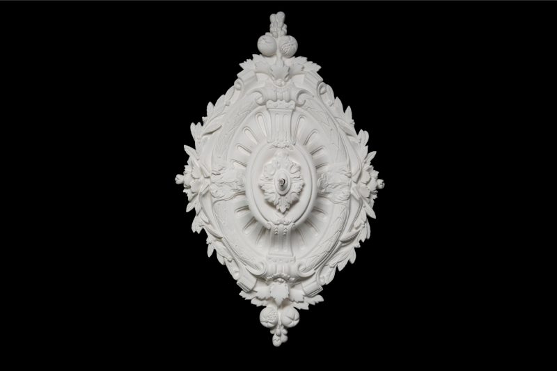 CCR-42P / R438S Fruit Bowl Oval Ceiling Rose Solid