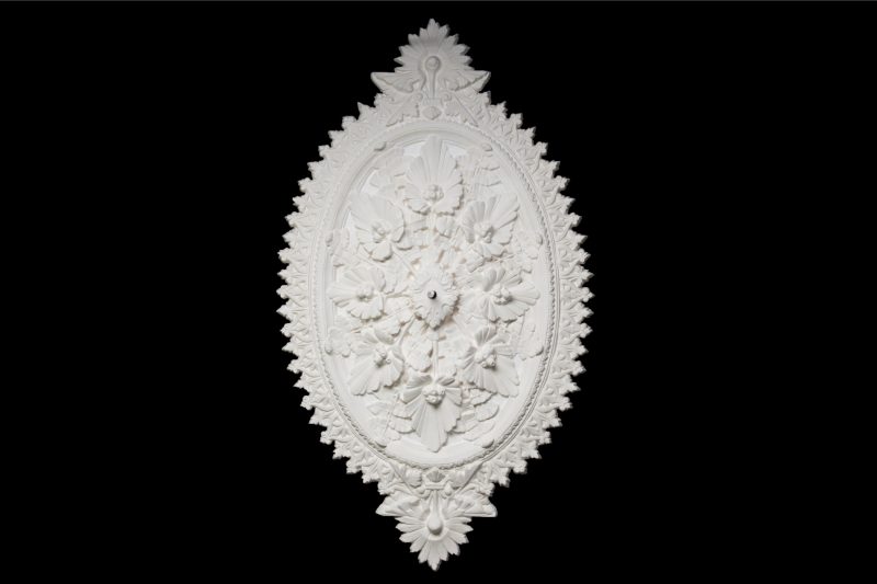 CCR-56P / R430S Lily Oval Ceiling Rose Solid