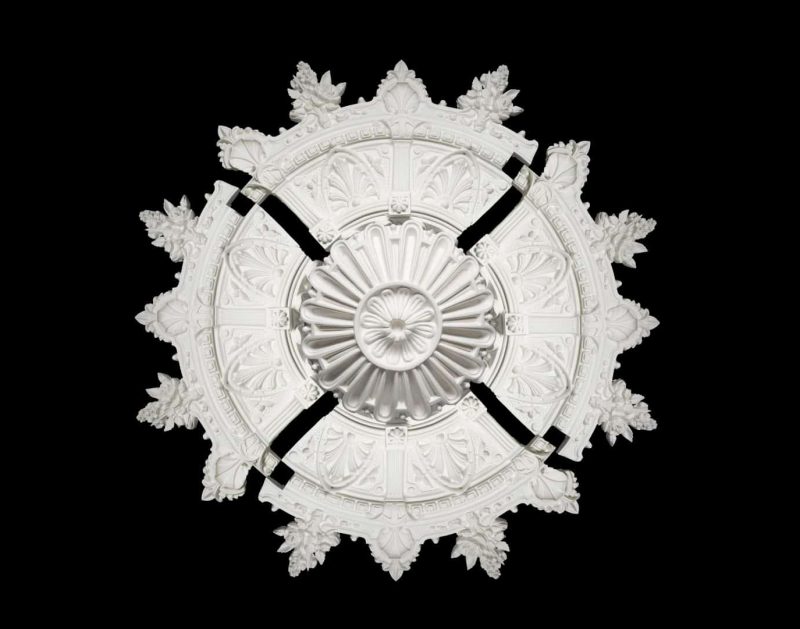 CCR-100P / R010S Large Grange Set Five Piece Ceiling Rose Solid