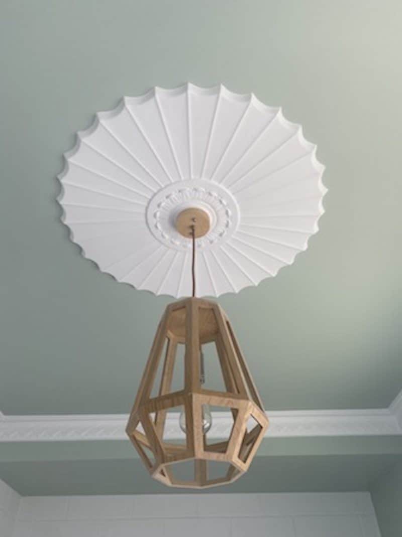 LS-29 Santon 1 light Timber Veneer Pendant