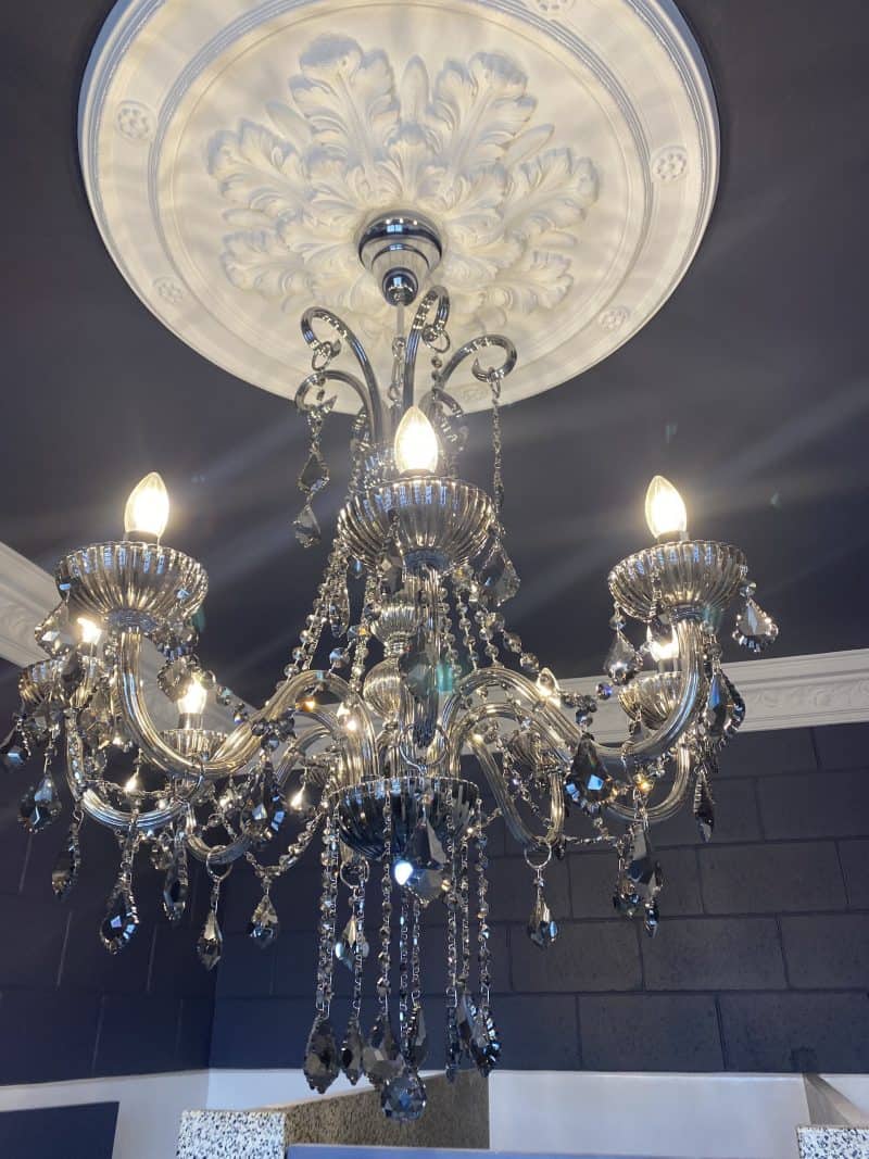 LS-26 Avenue 8 light Chrome Crystal Chandelier