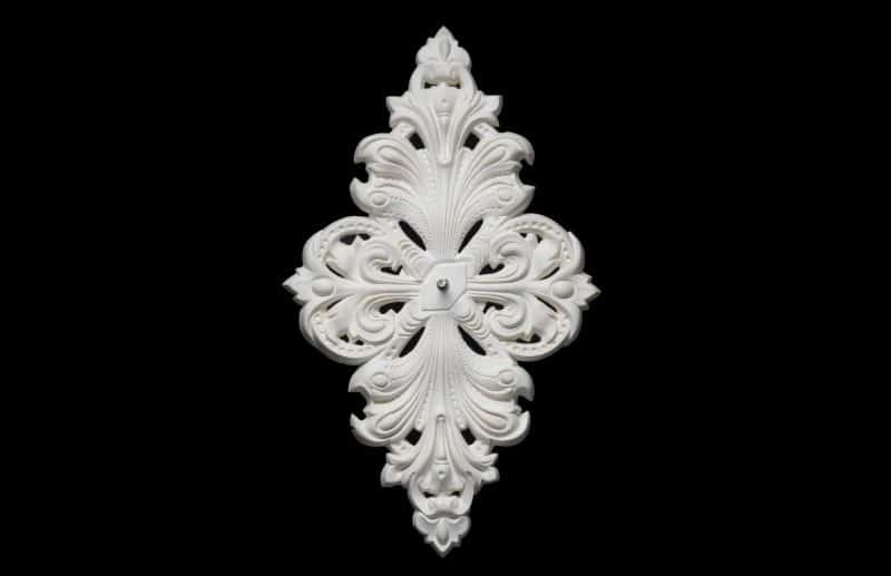 CCR-09V / R502V Ornate Leaf Oval Rose Vented