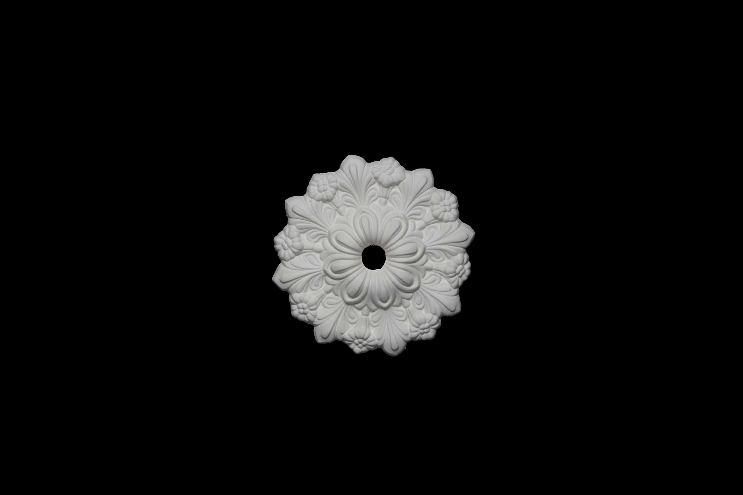 CCR14P / R411S Daisy Flower Small Ceiling Rose Solid Classic Ceiling