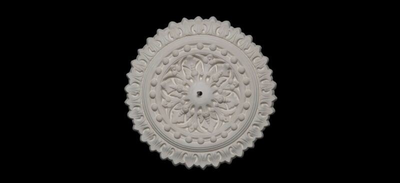 CCR-17P / R372P Gothic Medallion Ceiling Rose Solid