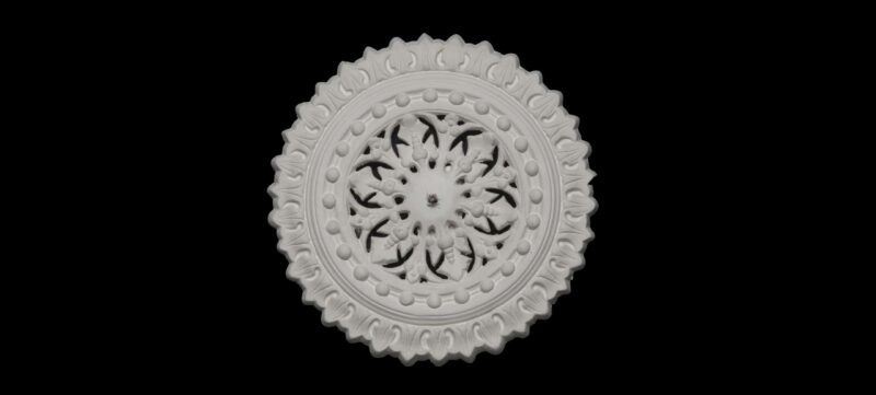 CCR-17V / R372V Gothic Medallion Ceiling Rose Vented