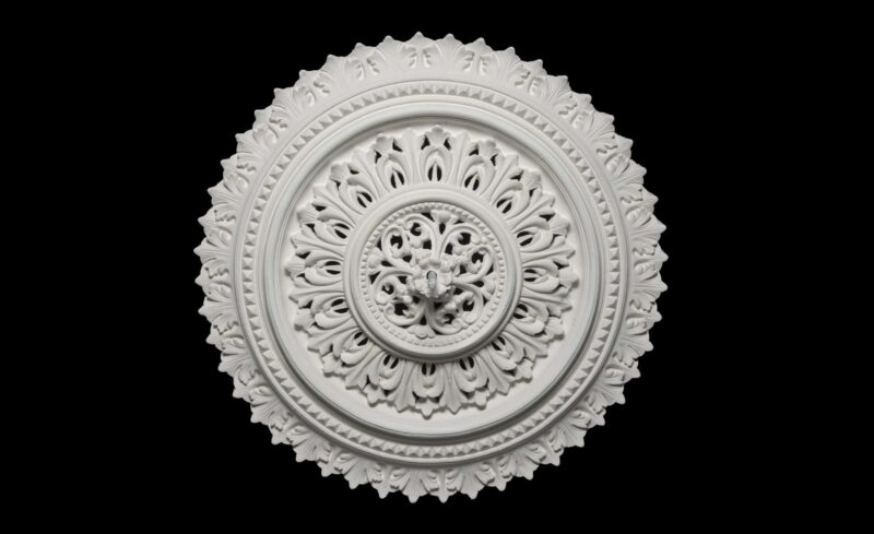 CCR-48V / R247V Queen's Crown Dulwich Ceiling Rose Vented