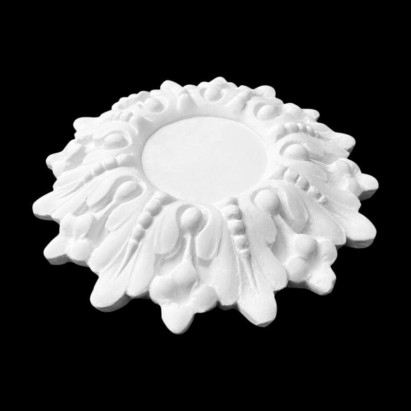 RCH-109S Small Tulip Frame Ceiling Rose Solid - Image 2