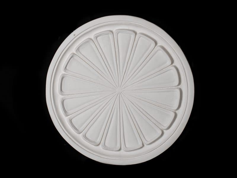 RCH-03S Sliced Orange Round Ceiling Rose Solid