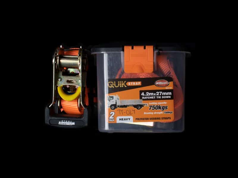 TT-027 Rachet Tie Down 27mm x 4.2m 2 Packet