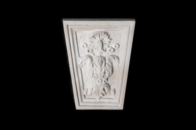 K07 / CCKS-03 CEMENT Large Ornate Thistle and Gumnut Keystone in Cement