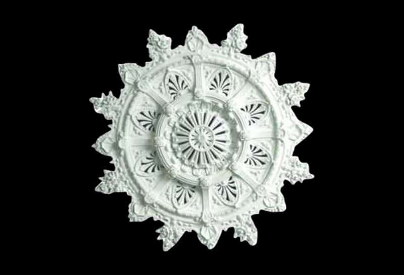 CCR-100V / R010V Large Grange Set Five Piece Ceiling Rose Vented