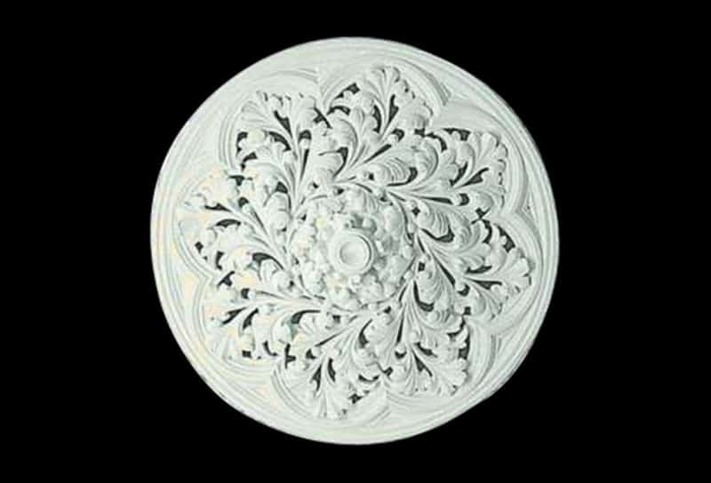 R014CV Round Canterbury Ceiling Rose Vented