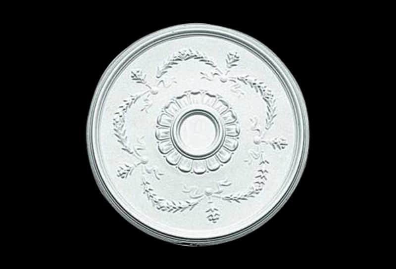 R162S Swag Ceiling Rose Solid