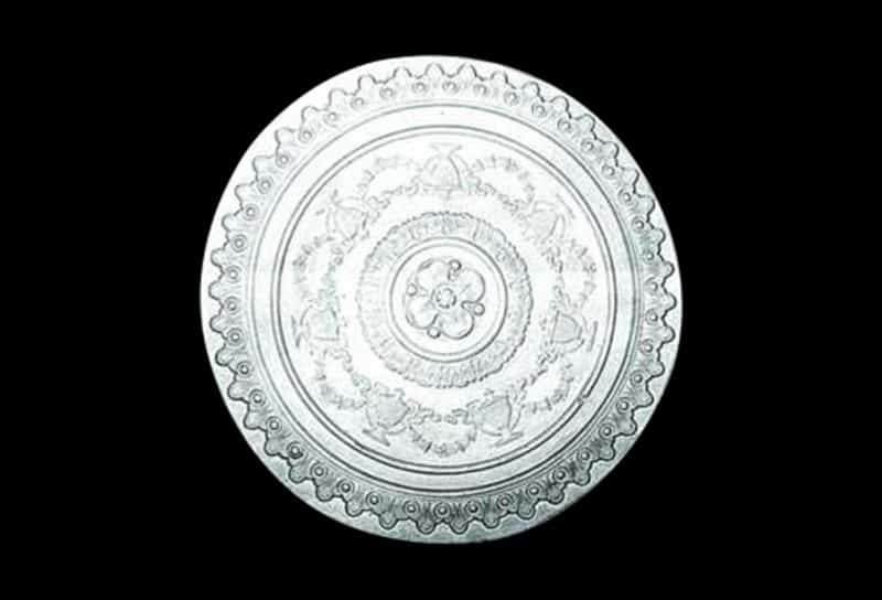 R184S Large Round Urn Rose Solid