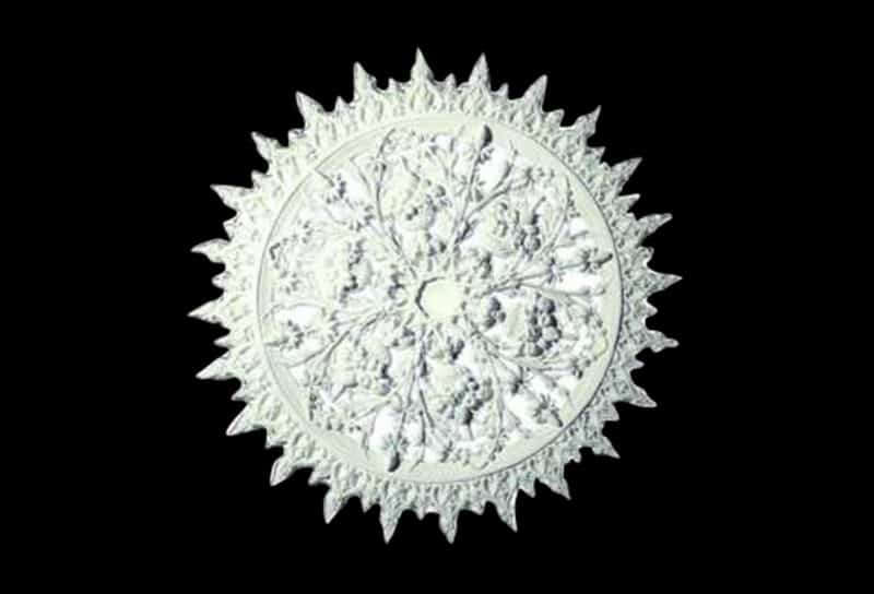 R205S Flat Fruit Bouquet Ceiling Rose Solid