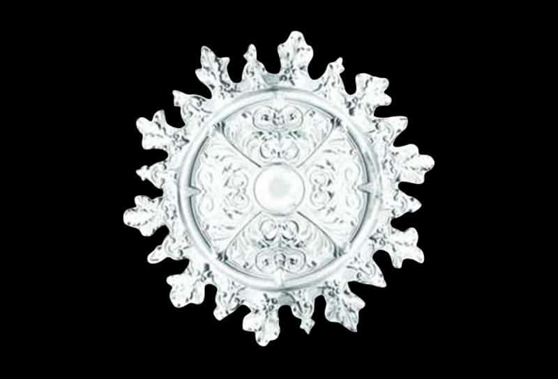 R249V Acorn Rose Bowl Ceiling Rose Vented