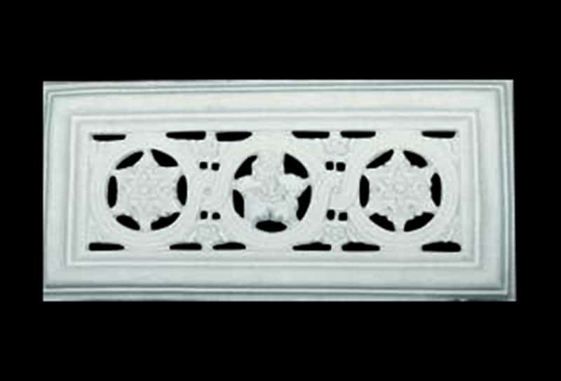 V40 Three Rings and Flowers Wall Vent