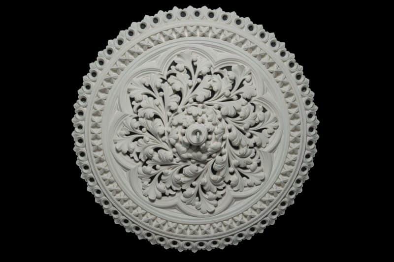 CCR-65P / R014S - Frilled Canterbury Ceiling Rose Solid