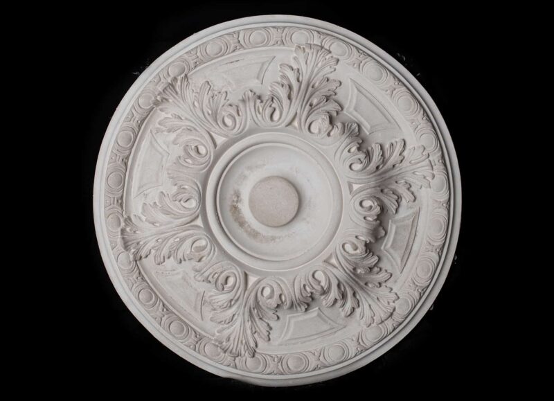 R110S Leaf Egg and Dart Ceiling Rose Solid