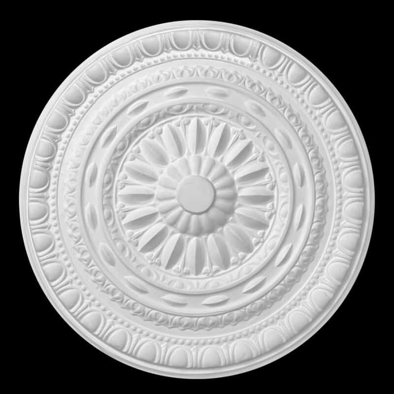 R344S Egg and Dart Fringed Ceiling Rose