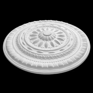 R344S Egg and Dart Fringed Ceiling Rose - Image 2