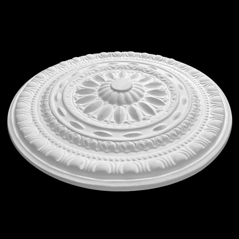 R344S Egg and Dart Fringed Ceiling Rose - Image 2