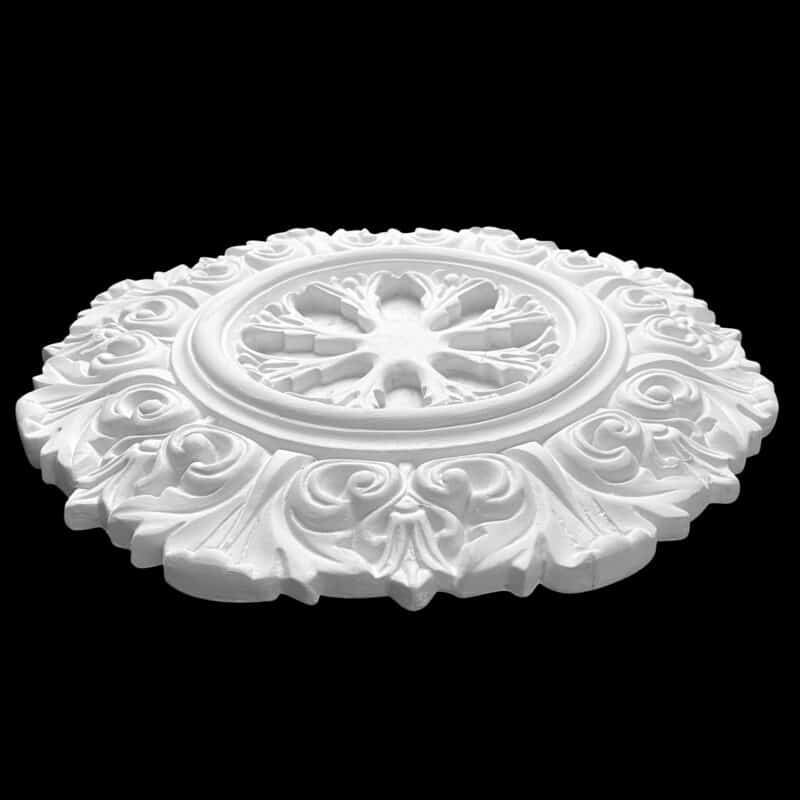 R367S Floral Wheel Ceiling Rose Solid - Image 3