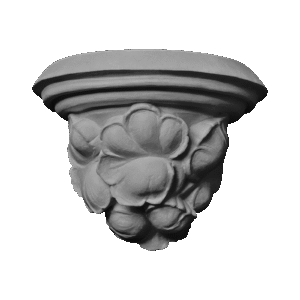 Four Clover Round Truss in Cement