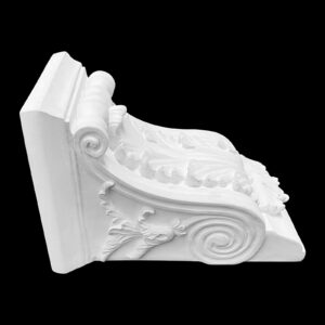 Fuchsia Square Truss with Cap in Cement - Image 2