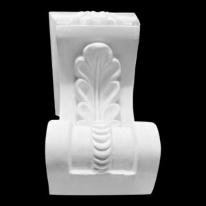 Daisy and Acanthus Truss with Cap in Cement - Image 5