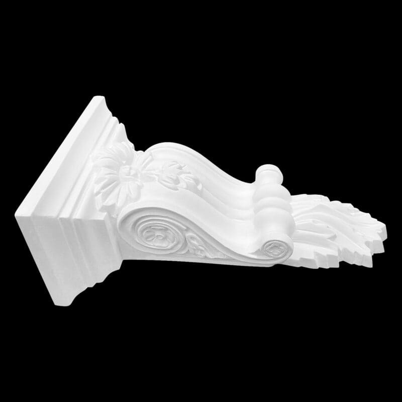 Two Leaf, Three Tulip, Scroll and Swirl Truss with Cap 410mm x 260mm x 135mm - Image 2