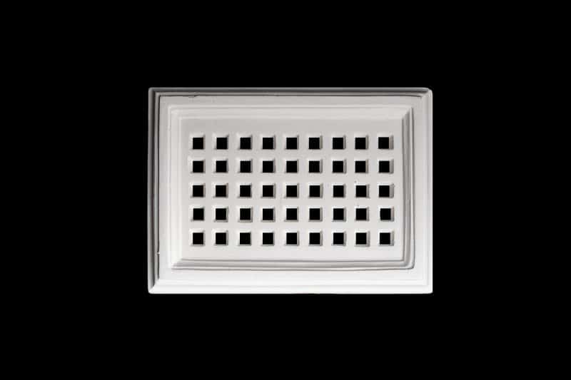 V05A Five x Nine Square Hole with Thick Square Border Wall Vent