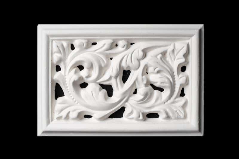 V27A Large Swirl Wall Vent with OG Frame
