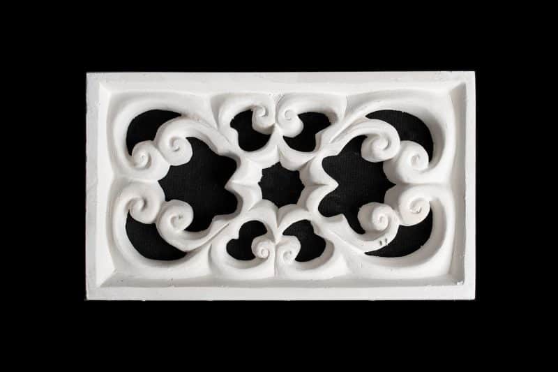 V38 Ornate Small Diamond Wall Vent