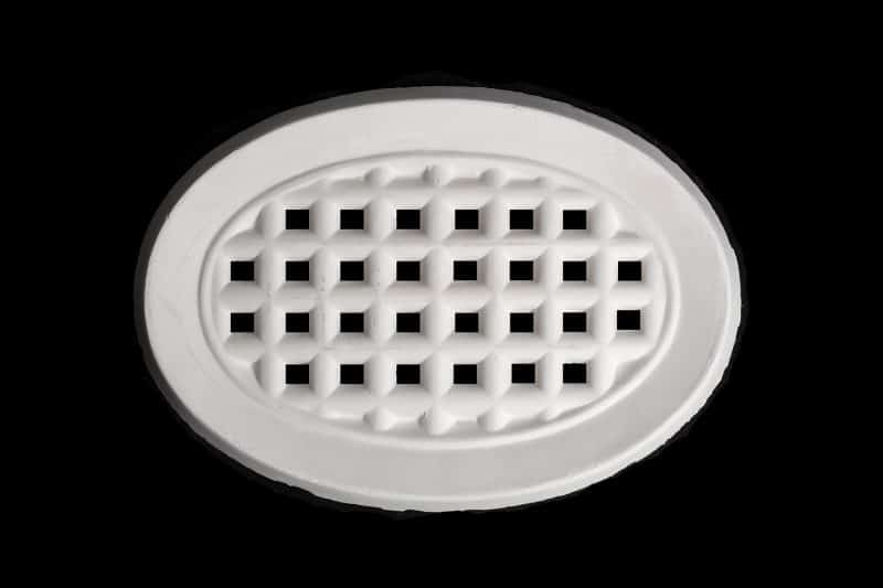 V46 Oval Grid Wall Vent