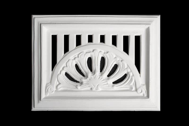V57 Eight and Six Bar Shell Wall Vent